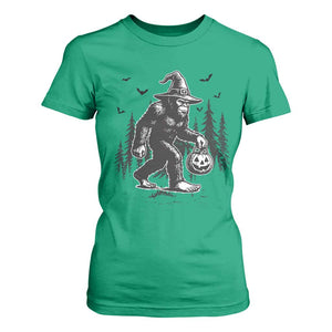 Funny Halloween Gift T Shirt For Women Bigfoot Witch Costume TS12 Irish Green Print Your Wear