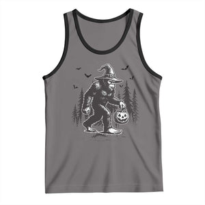 Funny Halloween Gift Tank Top Bigfoot Witch Costume TS12 Deep Heather Black Print Your Wear