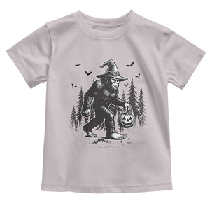 Funny Halloween Gift Toddler T Shirt Bigfoot Witch Costume TS12 Ice Gray Print Your Wear