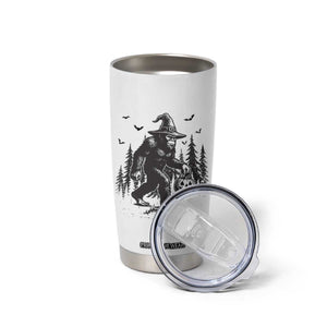Funny Halloween Gift Tumbler Cup Bigfoot Witch Costume TS12 Print Your Wear