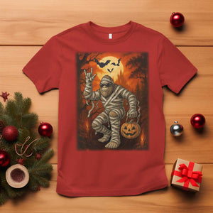 Halloween Mummy Bigfoot T Shirt Funny Cryptid Gift TS12 Red Print Your Wear