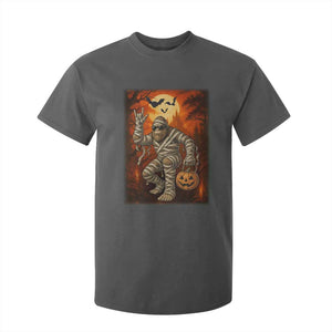 Halloween Mummy Bigfoot T Shirt For Kid Funny Cryptid Gift TS12 Dark Heather Print Your Wear