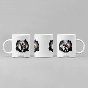 Funny Halloween Bigfoot With Jack O Lantern Coffee Mug TS12 Print Your Wear