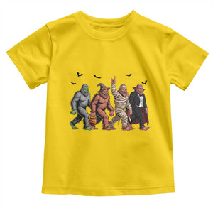 Funny Halloween Toddler T Shirt Bigfoot Monster Cosplay Characters TS12 Daisy Print Your Wear