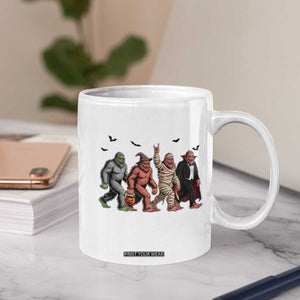 Funny Halloween Coffee Mug Bigfoot Monster Cosplay Characters TS12 Print Your Wear