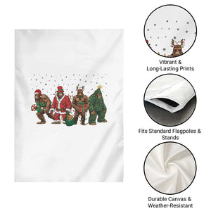 Bigfoot Christmas Cosplay Garden Flag Funny Holiday Gift TS12 Print Your Wear