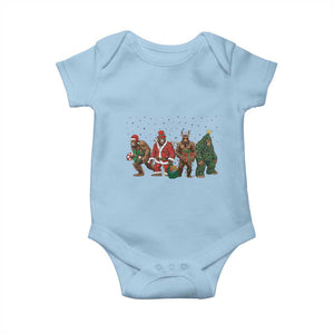 Bigfoot Christmas Cosplay Baby Onesie Funny Holiday Gift TS12 Light Blue Print Your Wear