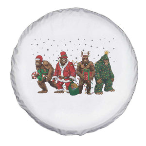 Bigfoot Christmas Cosplay Spare Tire Cover Funny Holiday Gift TS12 Print Your Wear