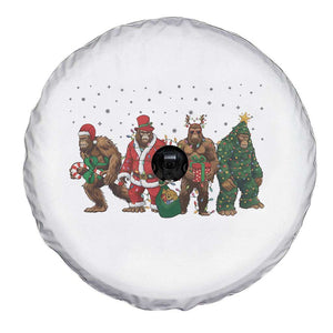 Bigfoot Christmas Cosplay Spare Tire Cover Funny Holiday Gift TS12 Print Your Wear