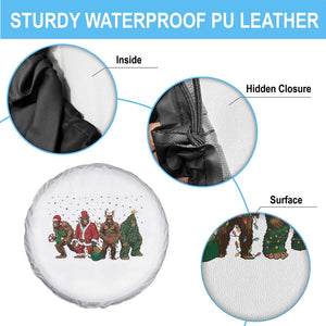 Bigfoot Christmas Cosplay Spare Tire Cover Funny Holiday Gift TS12 Print Your Wear