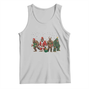 Bigfoot Christmas Cosplay Tank Top Funny Holiday Gift TS12 Ash Print Your Wear
