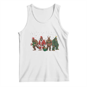 Bigfoot Christmas Cosplay Tank Top Funny Holiday Gift TS12 White Print Your Wear