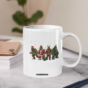 Bigfoot Christmas Cosplay Coffee Mug Funny Holiday Gift TS12 Print Your Wear