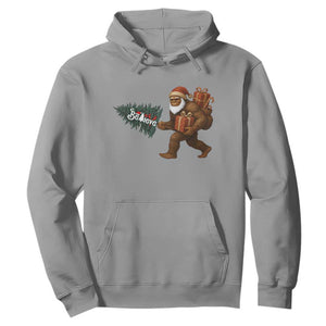 Believe Bigfoot Christmas Hoodie Sasquatch Holiday Gift TS12 Sport Gray Print Your Wear