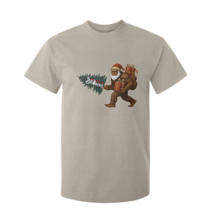 Believe Bigfoot Christmas T Shirt For Kid Sasquatch Holiday Gift TS12 Sand Print Your Wear