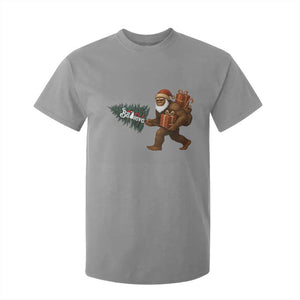 Believe Bigfoot Christmas T Shirt For Kid Sasquatch Holiday Gift TS12 Sport Gray Print Your Wear