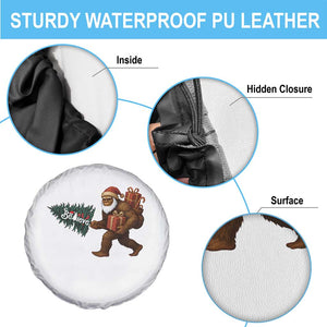 Believe Bigfoot Christmas Spare Tire Cover Sasquatch Holiday Gift TS12 Print Your Wear