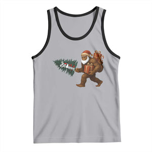 Believe Bigfoot Christmas Tank Top Sasquatch Holiday Gift TS12 Athletic Heather Black Print Your Wear