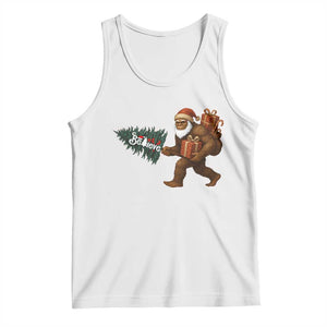 Believe Bigfoot Christmas Tank Top Sasquatch Holiday Gift TS12 White Print Your Wear