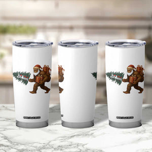 Believe Bigfoot Christmas Tumbler Cup Sasquatch Holiday Gift TS12 Print Your Wear