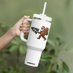 Believe Bigfoot Christmas Tumbler With Handle Sasquatch Holiday Gift TS12 Print Your Wear