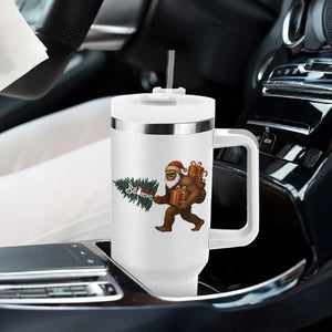 Believe Bigfoot Christmas Tumbler With Handle Sasquatch Holiday Gift TS12 Print Your Wear