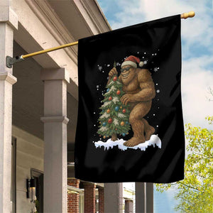 Funny Christmas Garden Flag Bigfoot Decorating Xmas Tree Gift TS12 Print Your Wear