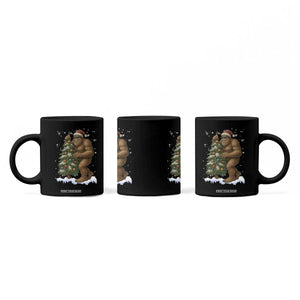 Funny Christmas Coffee Mug Bigfoot Decorating Xmas Tree Gift TS12 Print Your Wear