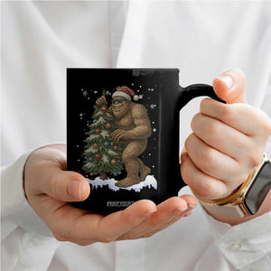 Funny Christmas Coffee Mug Bigfoot Decorating Xmas Tree Gift TS12 Print Your Wear