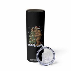 Funny Christmas Skinny Tumbler Bigfoot Decorating Xmas Tree Gift TS12 Print Your Wear