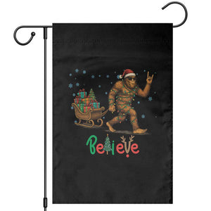 Bigfoot Christmas Garden Flag Believe Funny Holiday Gift TS12 Black Print Your Wear
