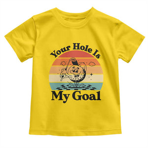 Your Hole Is My Goal Toddler T Shirt Funny Golf Gift TS12 Daisy Print Your Wear