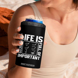 Life Is Full Of Important Choices 4 in 1 Can Cooler Tumbler Golf Lover Gift TS12 Print Your Wear