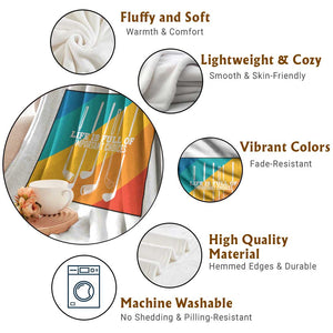 Funny Golf Clubs Throw Blanket Life Is Full Of Important Choices TS12 Print Your Wear