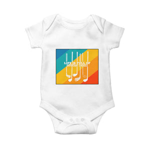 Funny Golf Clubs Baby Onesie Life Is Full Of Important Choices TS12 White Print Your Wear
