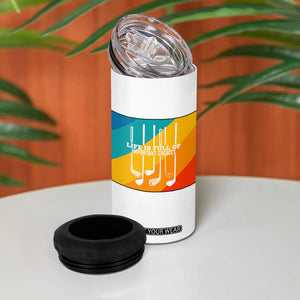 Funny Golf Clubs 4 in 1 Can Cooler Tumbler Life Is Full Of Important Choices TS12 Print Your Wear