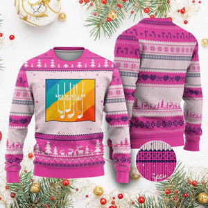 Funny Golf Clubs Ugly Christmas Sweater Life Is Full Of Important Choices TS12 Hot Pink Print Your Wear