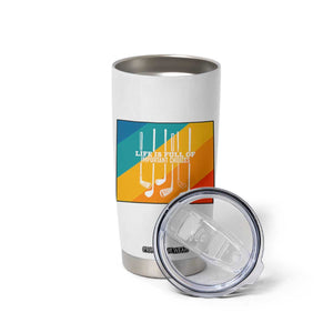 Funny Golf Clubs Tumbler Cup Life Is Full Of Important Choices TS12 Print Your Wear