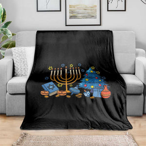 Interfaith Christmas Hanukkah Throw Blanket Celebration Festival Of Lights Gift TS12 Print Your Wear