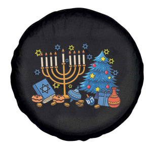 Interfaith Christmas Hanukkah Spare Tire Cover Celebration Festival Of Lights Gift TS12 Print Your Wear