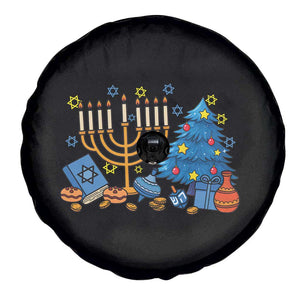 Interfaith Christmas Hanukkah Spare Tire Cover Celebration Festival Of Lights Gift TS12 Print Your Wear