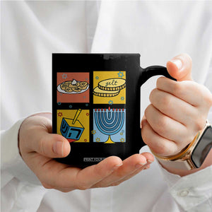 Hanukkah Coffee Mug Festival Of Lights Dreidel Menorah Candle Star Gift TS12 Print Your Wear
