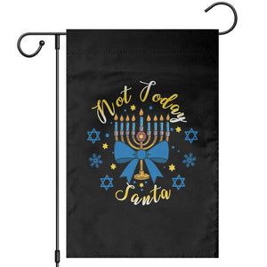 Coquette Hanukkah Menorah Bow Garden Flag Not Today Santa Jewish Holiday Gift TS12 Black Print Your Wear