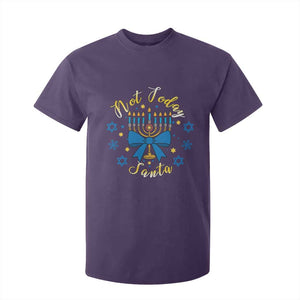 Coquette Hanukkah Menorah Bow T Shirt For Kid Not Today Santa Jewish Holiday Gift TS12 Purple Print Your Wear