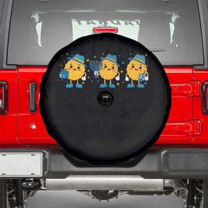 Latke For The Holidays Spare Tire Cover Hanukkah Jewish Christmas Gift TS12 Black Print Your Wear
