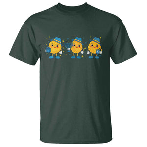 Latke For The Holidays T Shirt Hanukkah Jewish Christmas Gift TS12 Dark Forest Green Print Your Wear