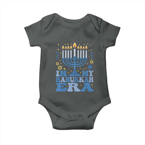 In My Hanukkah Era Baby Onesie Festival Of Lights Gift TS12 Dark Heather Print Your Wear