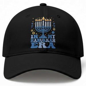 In My Hanukkah Era Baseball Cap Festival Of Lights Gift TS12 Print Your Wear