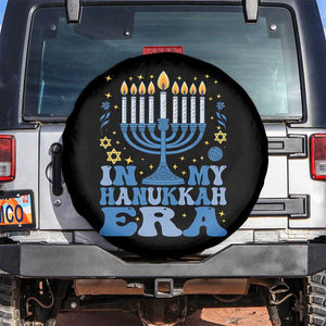 In My Hanukkah Era Spare Tire Cover Festival Of Lights Gift TS12 No hole Black Print Your Wear