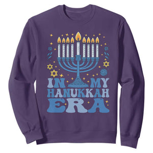 In My Hanukkah Era Sweatshirt Festival Of Lights Gift TS12 Purple Print Your Wear